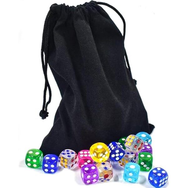 Juego de 100 dados pequeños de 6 caras de 0.472 in dados_5