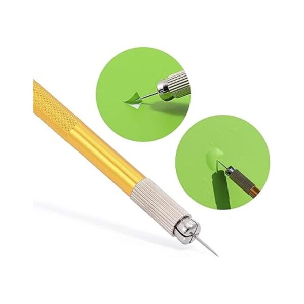 FOSHIO Pin Pen Vinyl Weeding Tool 2 en 1 Art Knife Pen_2