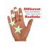 Estrellas brillantes en la oscuridad para techo o pared