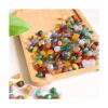 KINGOU 15 onzas14.99 oz de ágata pulida piedras de