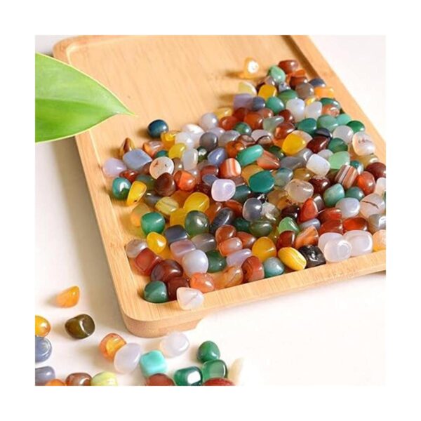 KINGOU 15 onzas14.99 oz de ágata pulida piedras de