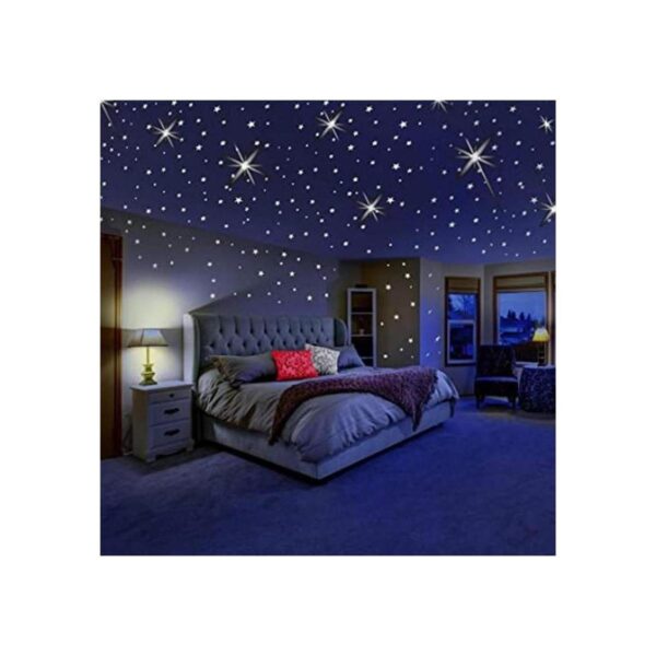 Estrellas brillantes en la oscuridad para techo o pared