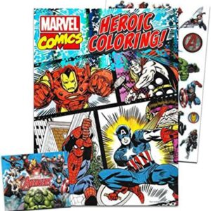 Marvel Comics Cuaderno para colorear para adultos diseño_1
