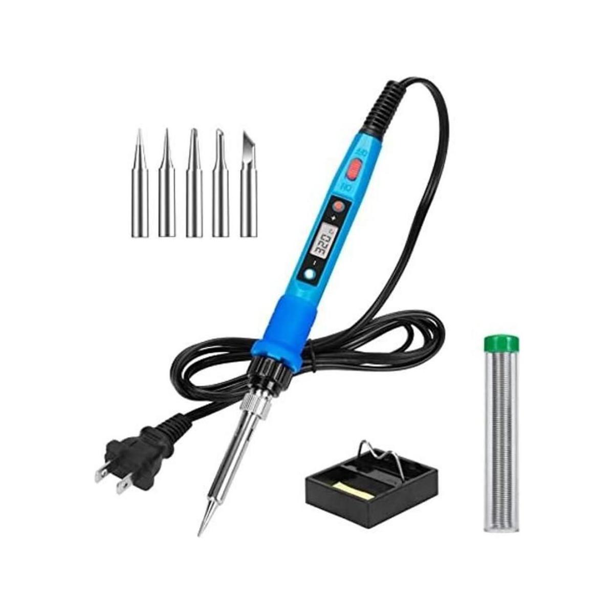 Kit de soldador digital de 80 W LCD de 110 V con