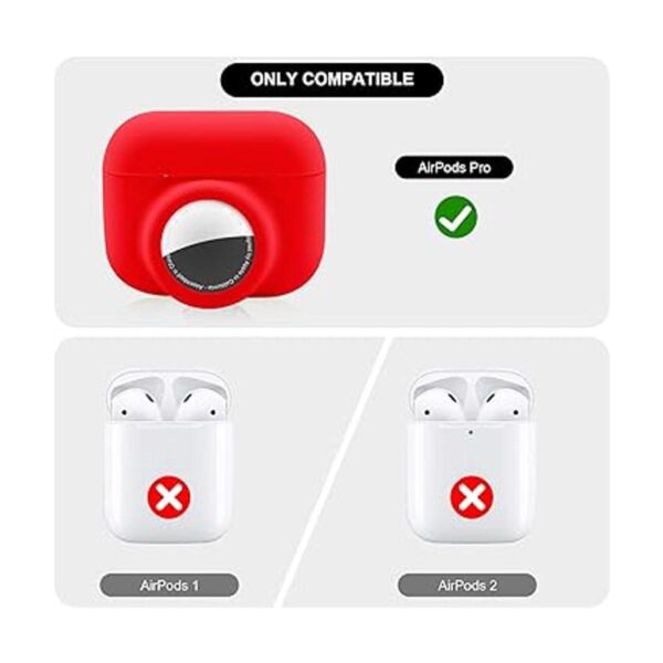 Funda protectora 2 en 1 para Apple AirPods Pro Air Tag con_3