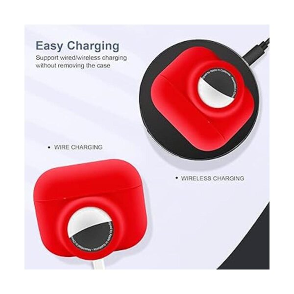 Funda protectora 2 en 1 para Apple AirPods Pro Air Tag con_5