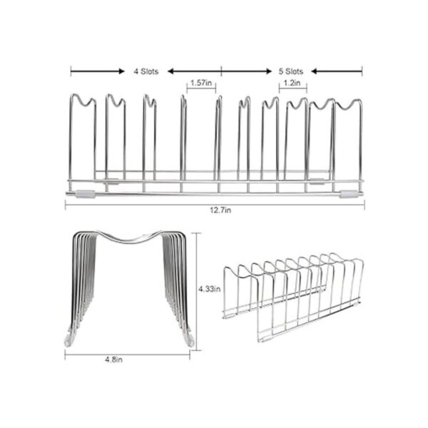 Organizador de tapa de olla soporte para tapa de olla