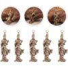 KESYOO 5 abalorios de latón para Buda Guan Yin colgantes