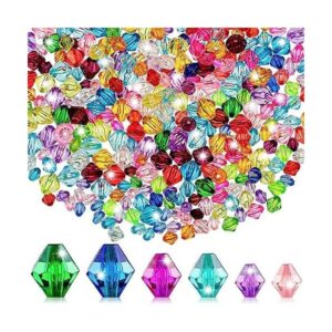 Huquary 900 cuentas de cristal bicono facetado de 3