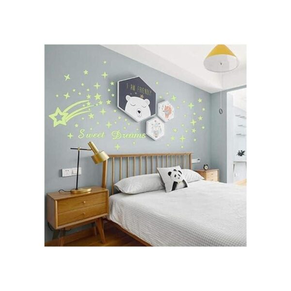 Homics 121 calcomanías de pared de techo que brillan en la