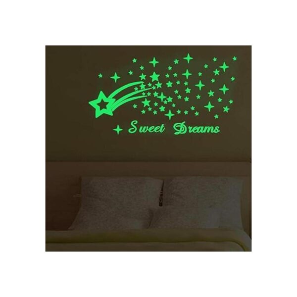Homics 121 calcomanías de pared de techo que brillan en la