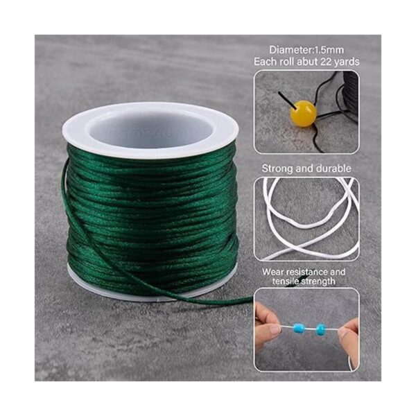 Framendino 10 rollos de cuerda de nailon de 0.059 in