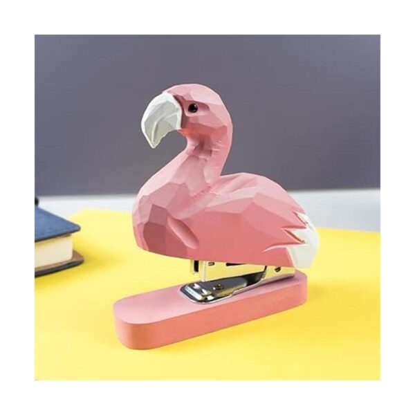 Kcgani Grapadora de animales de madera estatua de arte de