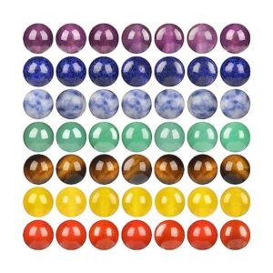 Cuentas de piedra natural de 7 chakras de 0.236 in 100_1