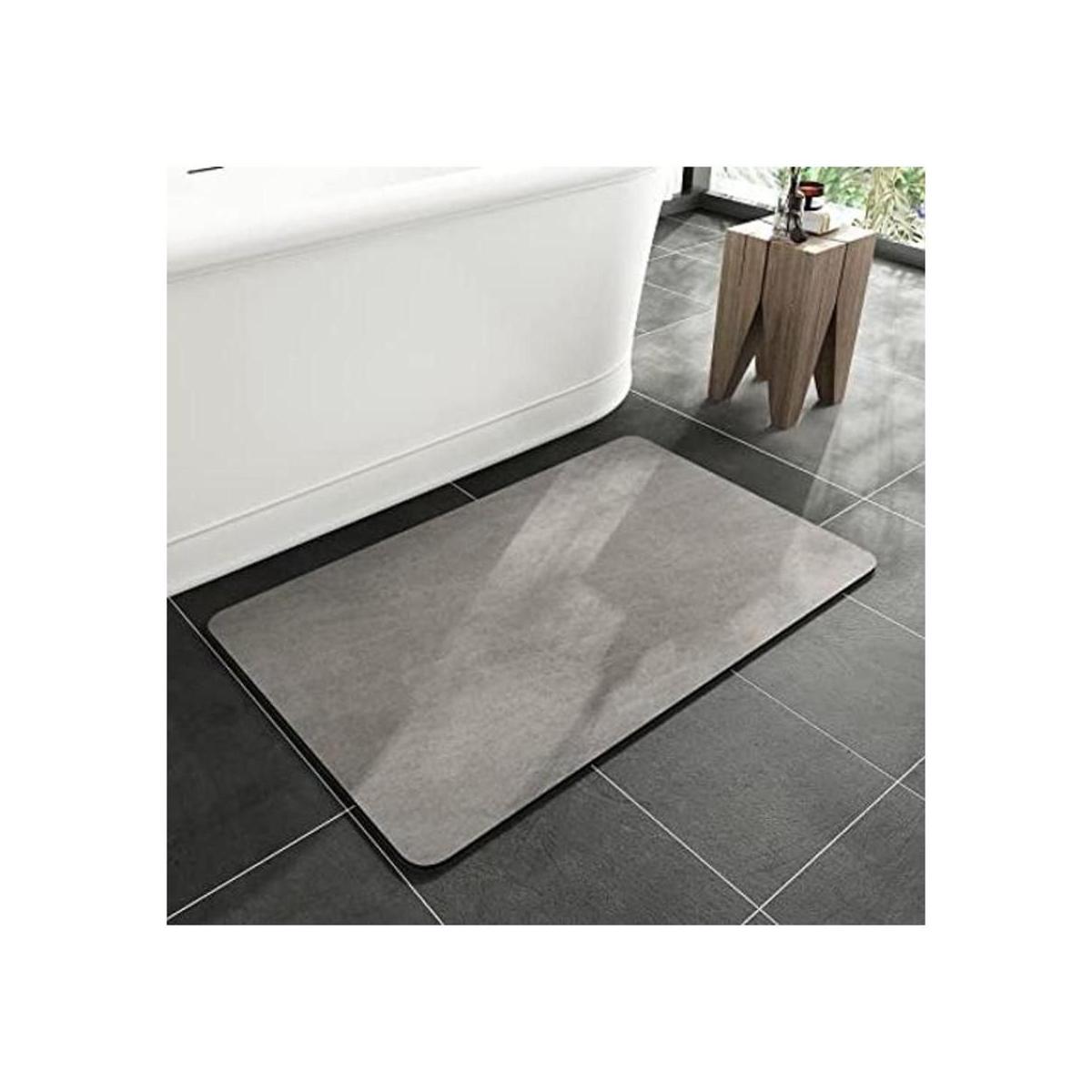MontVoo Alfombra de baño de goma antideslizante de
