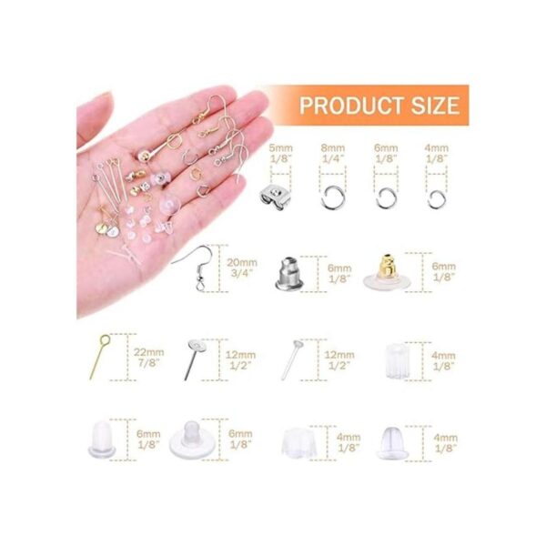 Anezus Kit de fabricación de aretes 2320 piezas kit de