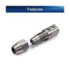 Heyiarbeit Acoplador flexible CNC de acero inoxidable para_3