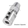 Heyiarbeit Acoplador flexible CNC de acero inoxidable para_5