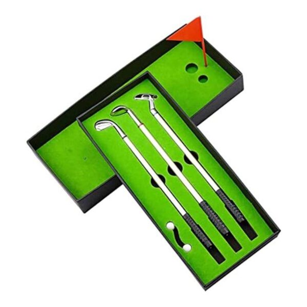 Mini juego de bolígrafos de club de golf regalos para_1