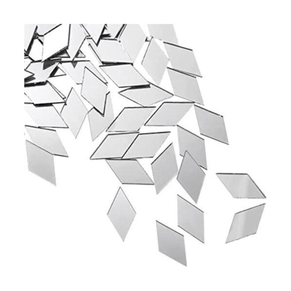 Geiserailie Espejo en forma de diamante mosaico pequeño