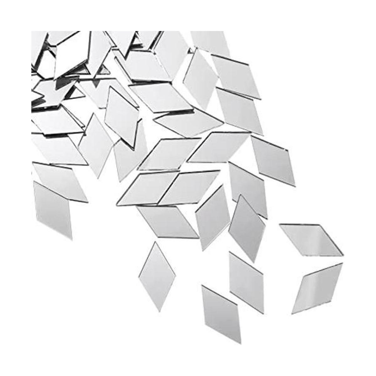 Geiserailie Espejo en forma de diamante mosaico pequeño