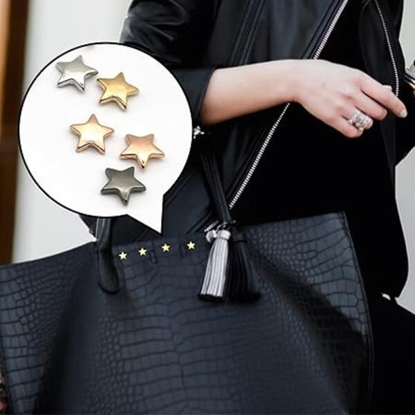 INKNOTE 250 Sets de 5 colores Metal Star Remaches de cinco