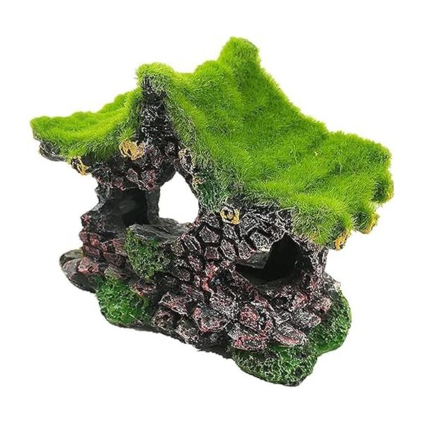 IBWell Aquarium Decoration House Resin Hollow Hideout_3