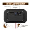 Toma USB de 12 V puerto USB automotriz montaje en panel_3