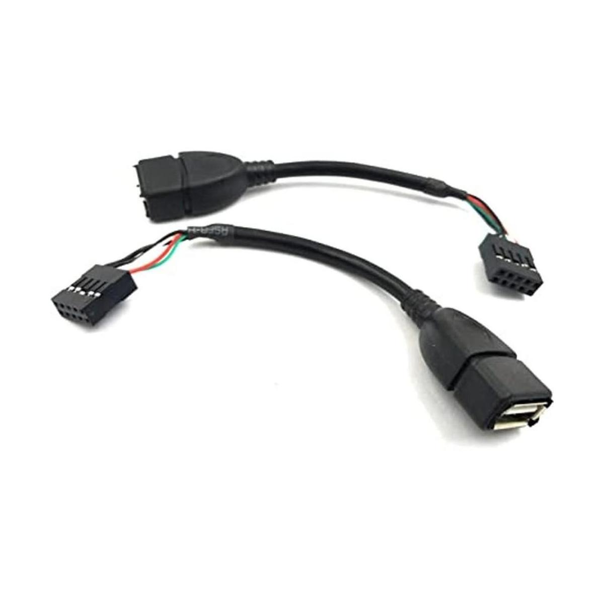 Duttek Cable adaptador USB 2.0 para placa base USB 2.0