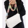 Chargances Bolsa de acrílico colorida con correa de cadena_2