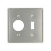 Leviton 84007 2Gang 1toggle 1single 1.406inch diámetro_1
