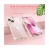 KSWOUS Funda transparente brillante con purpurina para_3