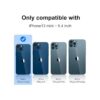 KSWOUS Funda transparente brillante con purpurina para_2