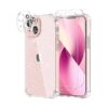 KSWOUS Funda transparente brillante con purpurina para_1