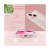 KSWOUS Funda transparente brillante con purpurina para_4