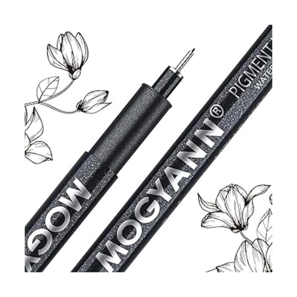 Mogyann Bolígrafos de dibujo de color negro para dibujar