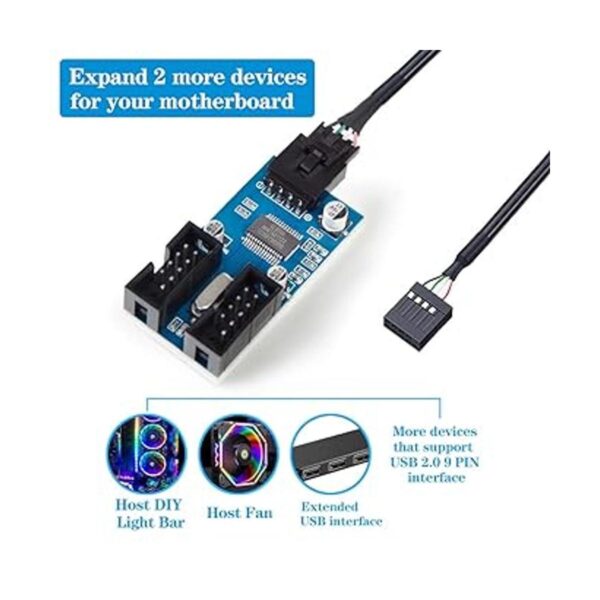 Nest Warehouse Divisor USB de la placa base 1 en 2 PC_3