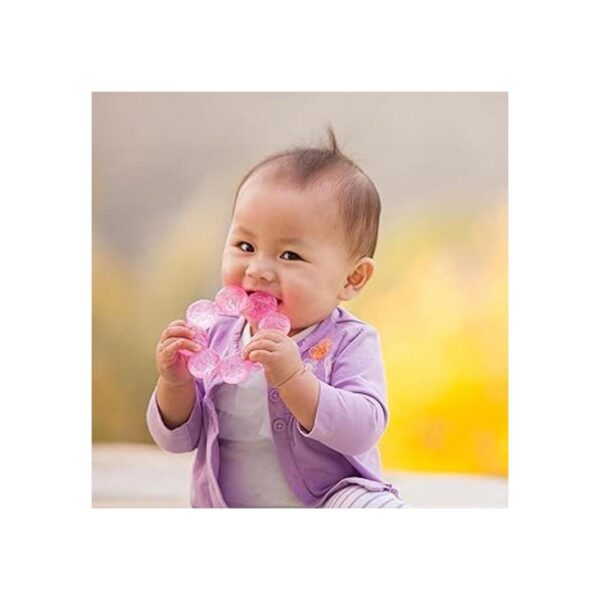 Infantino Paquete de 3 mordedores de agua 2 rosas 1_4