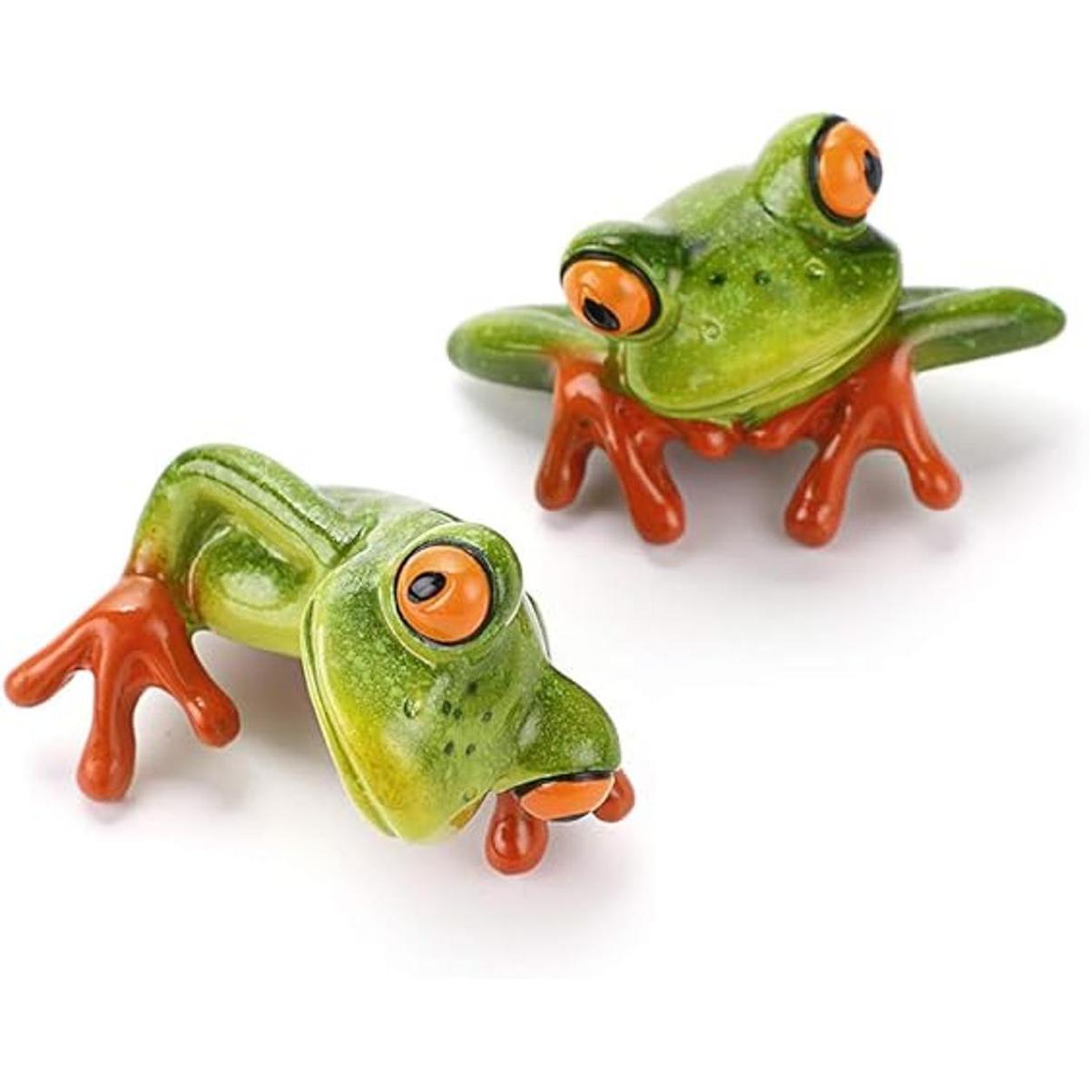 JUXYES Juego de 2 figuras creativas de resina 3D para