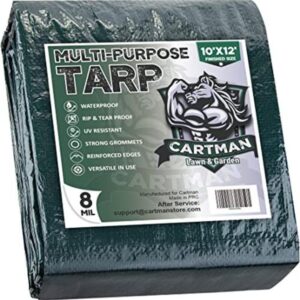 Funda de lona de plástico CarTMAN multiusos e impermeable_1