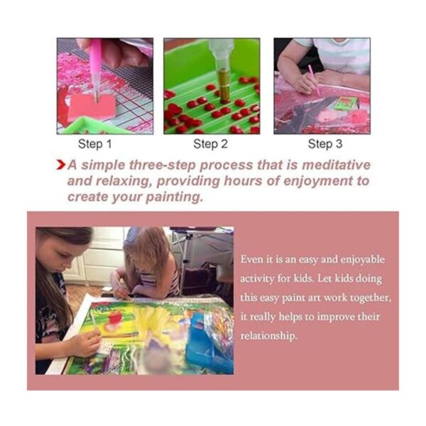 Eiflow Kits de pintura de diamantes 5D para adultos frase