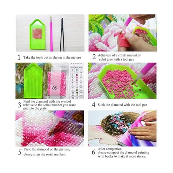 Eiflow Kits de pintura de diamantes 5D para adultos frase