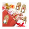 Doumeny 200 etiquetas de regalo de gnomo de Navidad