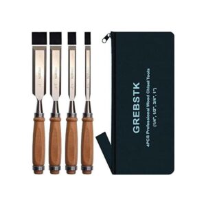 Juego de herramientas de cincel de madera resistente de_1