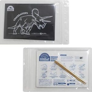 DINORY Scratch Art for Kids s Dinosaur Scratch Set 102_1