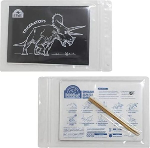 DINORY Scratch Art for Kids s Dinosaur Scratch Set 102_1