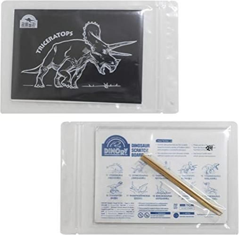 DINORY Scratch Art for Kids s Dinosaur Scratch Set 102