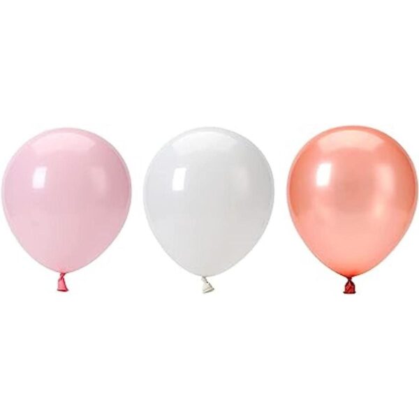 Globos pequeños de oro rosa blanco 5.0 in 60 globos_1