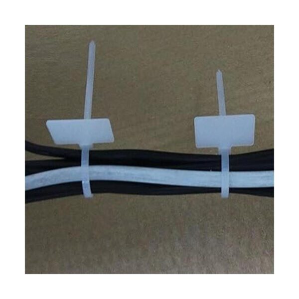 ITROLLE Nylon Marcador Cable Bridas 300 unids Blanco_5