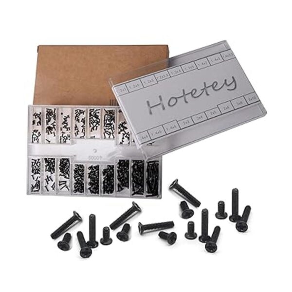 HOTMMGR Kit surtido de tornillos pequeños de 18 tipos_2
